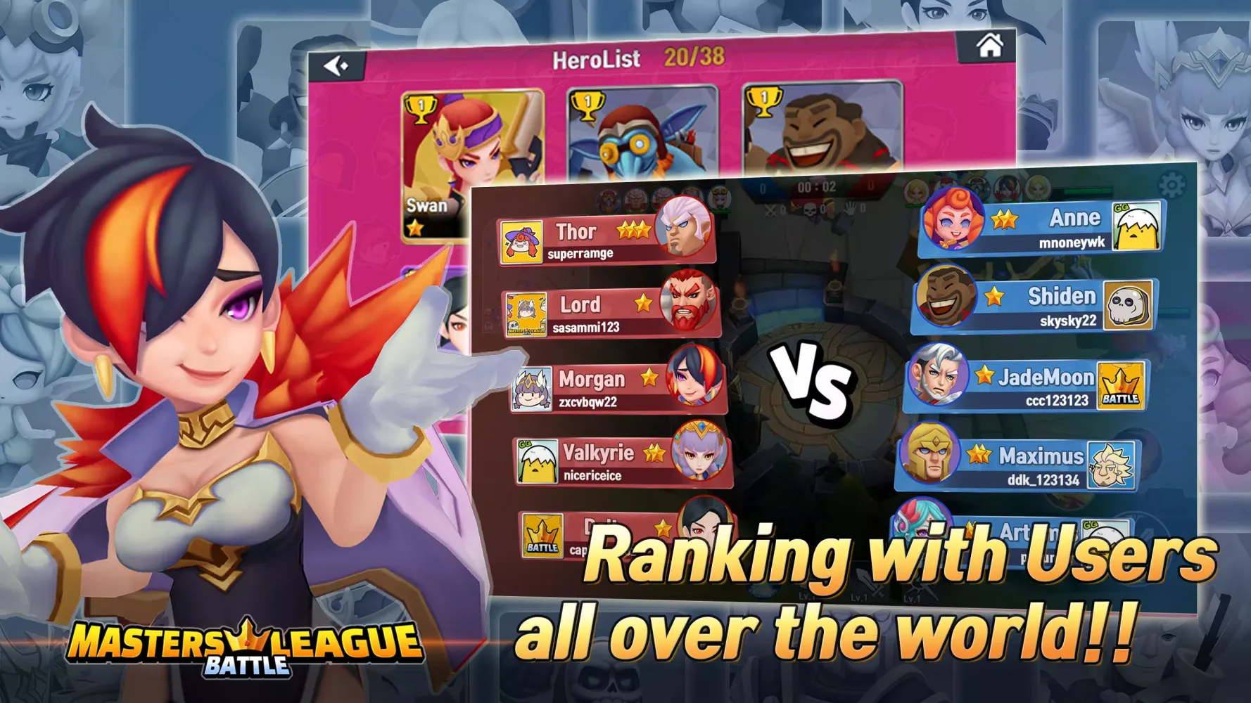 Capturas de tela do Moba League:PvP Trainer