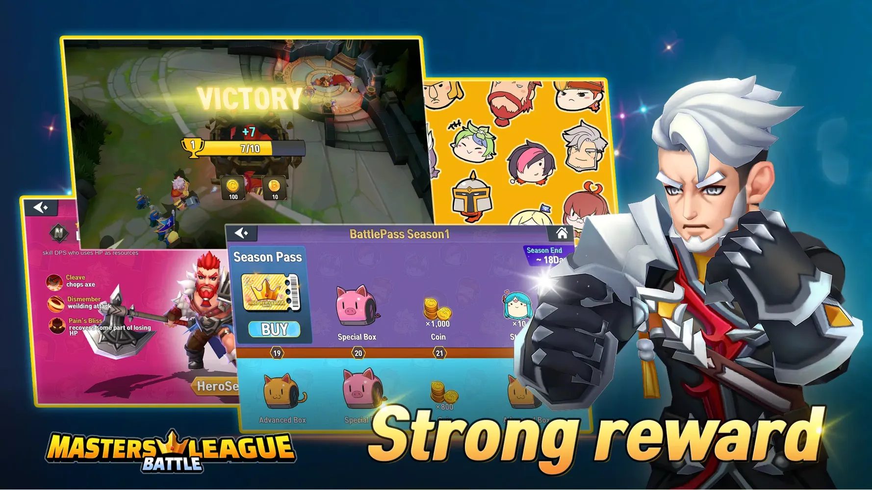 Capturas de tela do Moba League:PvP Trainer