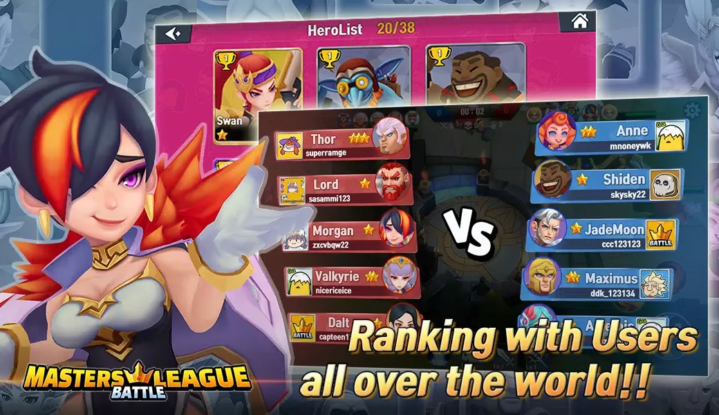 Capturas de tela do Moba League:PvP Trainer