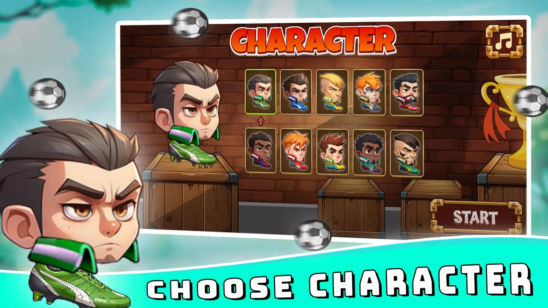 Captures d'écran de Head Ball Soccer
