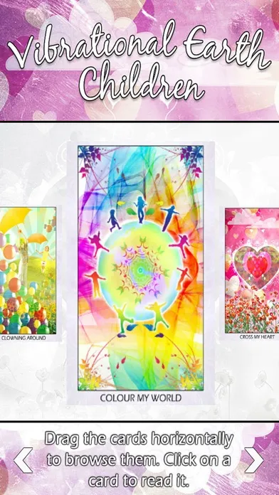 Capturas de tela do Earth Children Oracle Cards