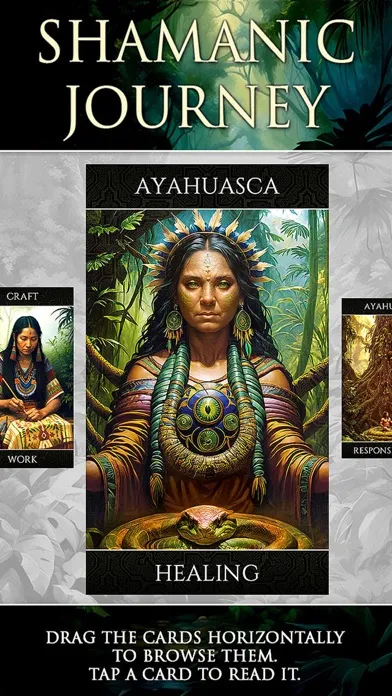 Capturas de pantalla de Shamanic Oracle Cards