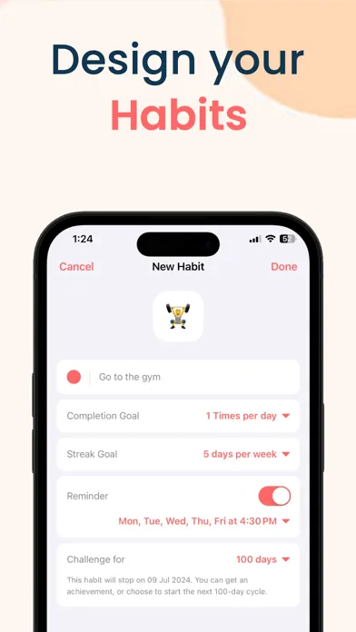 Screenshot di Atomic - Habits Tracker