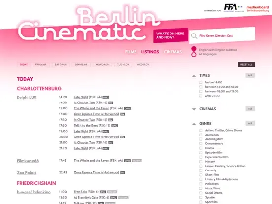 Tangkapan layar Cinematic Berlin iPad 