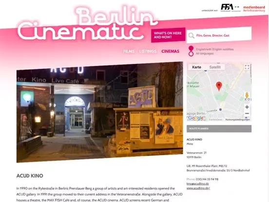 Tangkapan layar Cinematic Berlin iPad 
