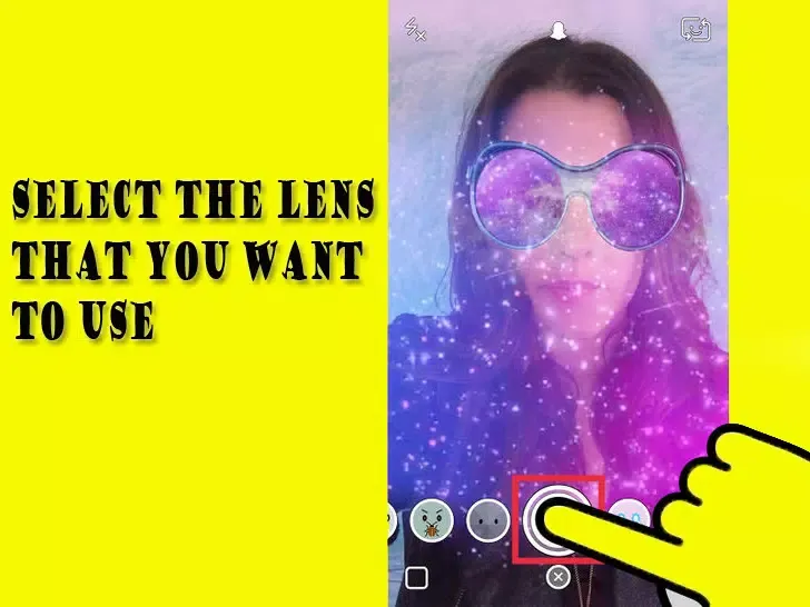Capturas de tela do Effects on Snapchat