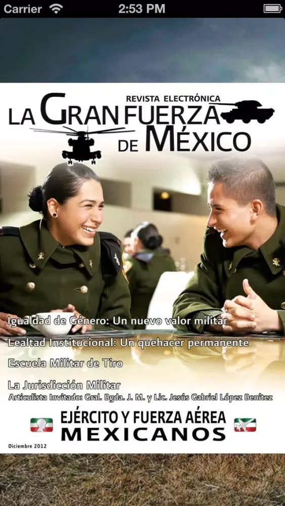 Zrzuty ekranu Revista Oficial La Gran Fuerza de México para iPhone