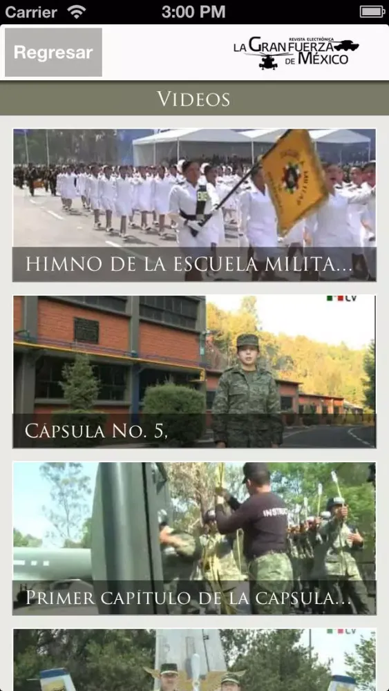 Zrzuty ekranu Revista Oficial La Gran Fuerza de México para iPhone