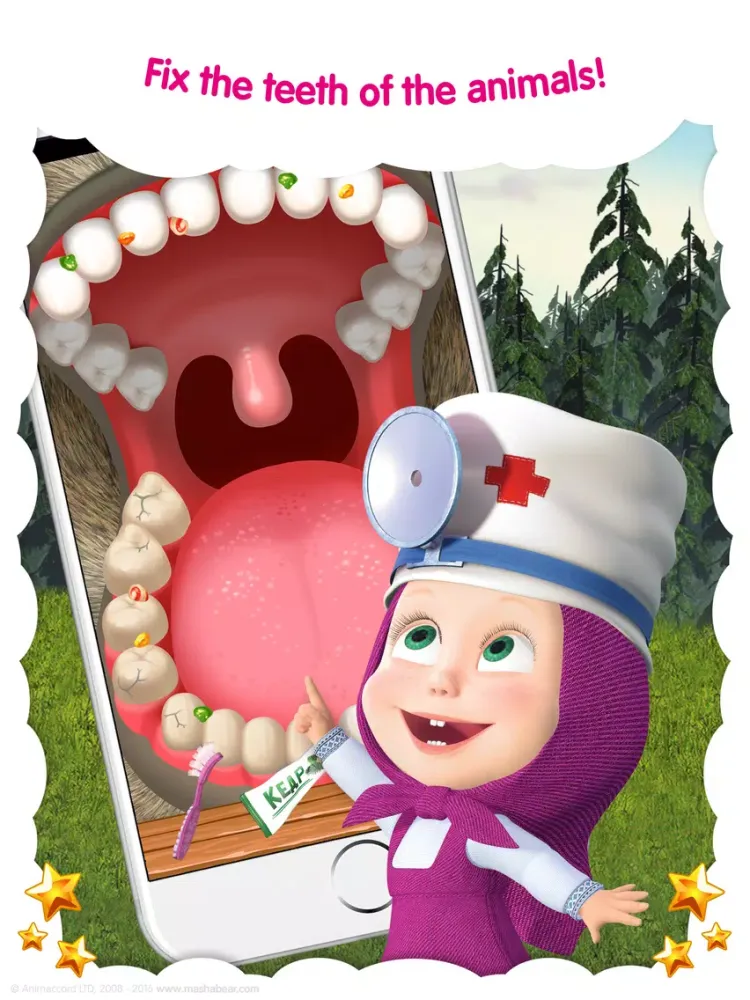 Masha and the Bear: Vet Games iPad 應用截圖