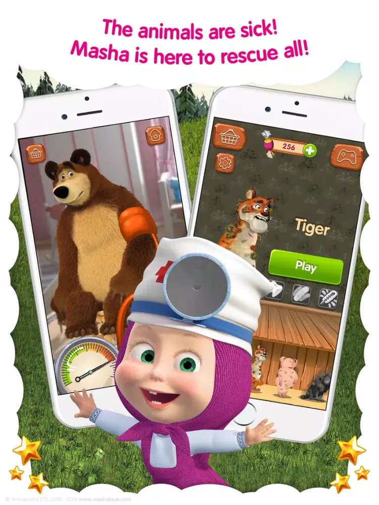 Masha and the Bear: Vet Games iPad 應用截圖