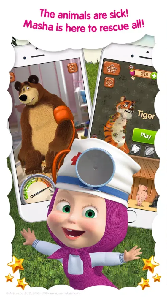 Masha and the Bear: Vet Games應用截圖