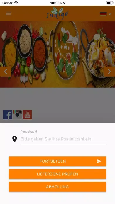 Screenshot di Indigo Indisches Restaurant