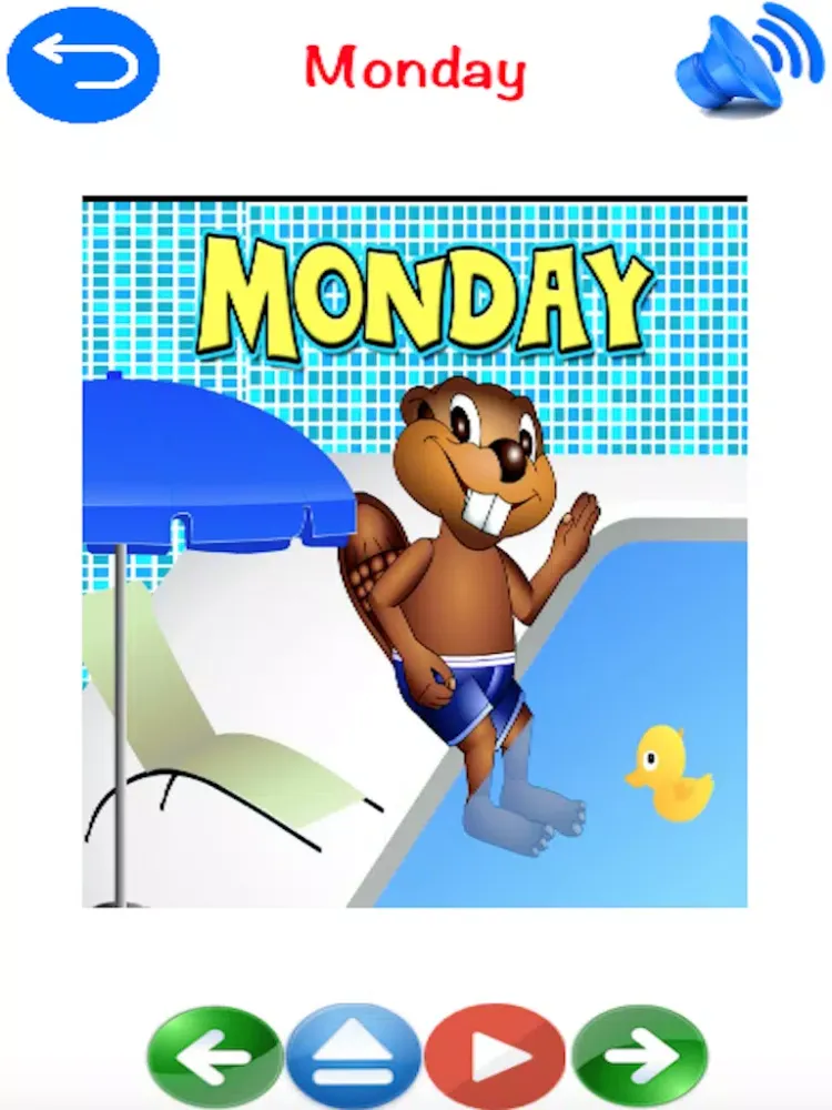 Abc and week days learning game for babies iPad  Ekran Görüntüleri