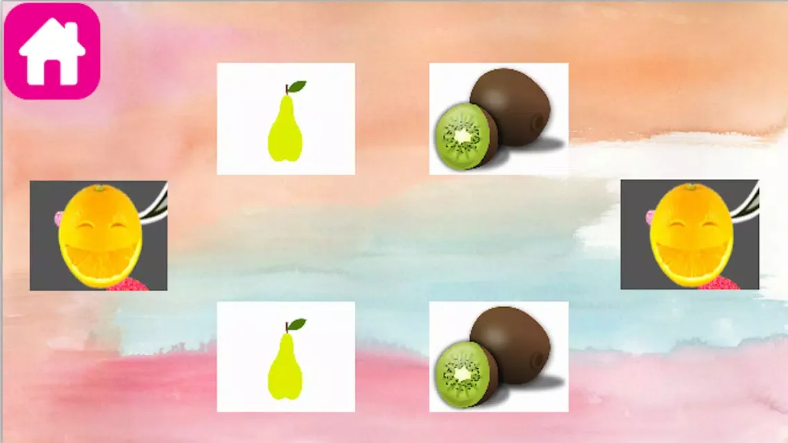 Capturas de pantalla de Fruit Splash Match Educational Puzzle Games for Kids lite