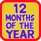 Kids Calendar 12 Months Of The Year Flash Cards Learning with Sounds