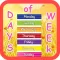 Days of Week with Sound - for preschool kids and babies using flashcards
