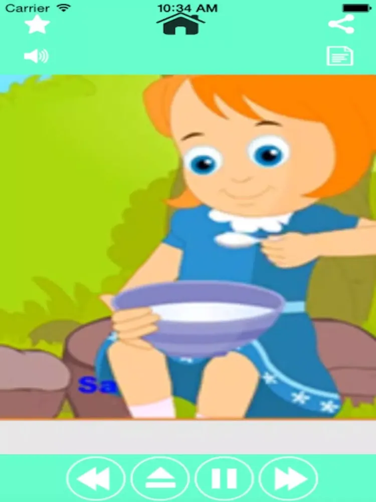 Top Nursery Rhymes Lite Story Book for Sleep Times iPad  سکرین شاٹس