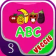 Veggie Flash Cards & Vegetables Alphabet from A to Z for Kids