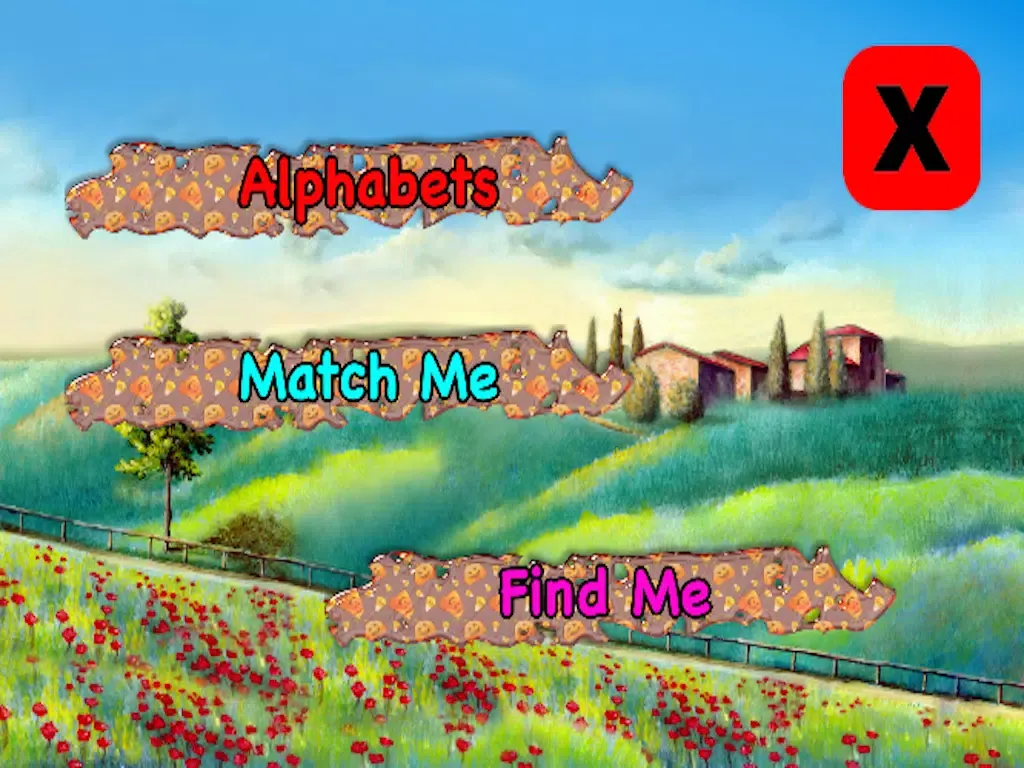 Capturas de tela do Veggie Flash Cards & Vegetables Alphabet from A to Z for Kids iPad 