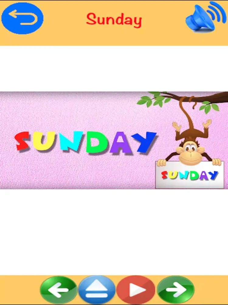 Vocabulary Learning 12 months of the year and days of week iPad  スクリーンショット