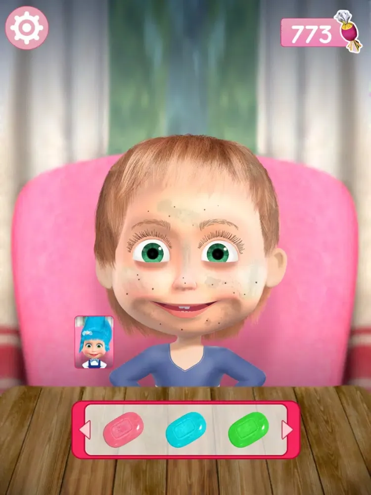 Masha and the Bear: Hair Salon iPad  سکرین شاٹس