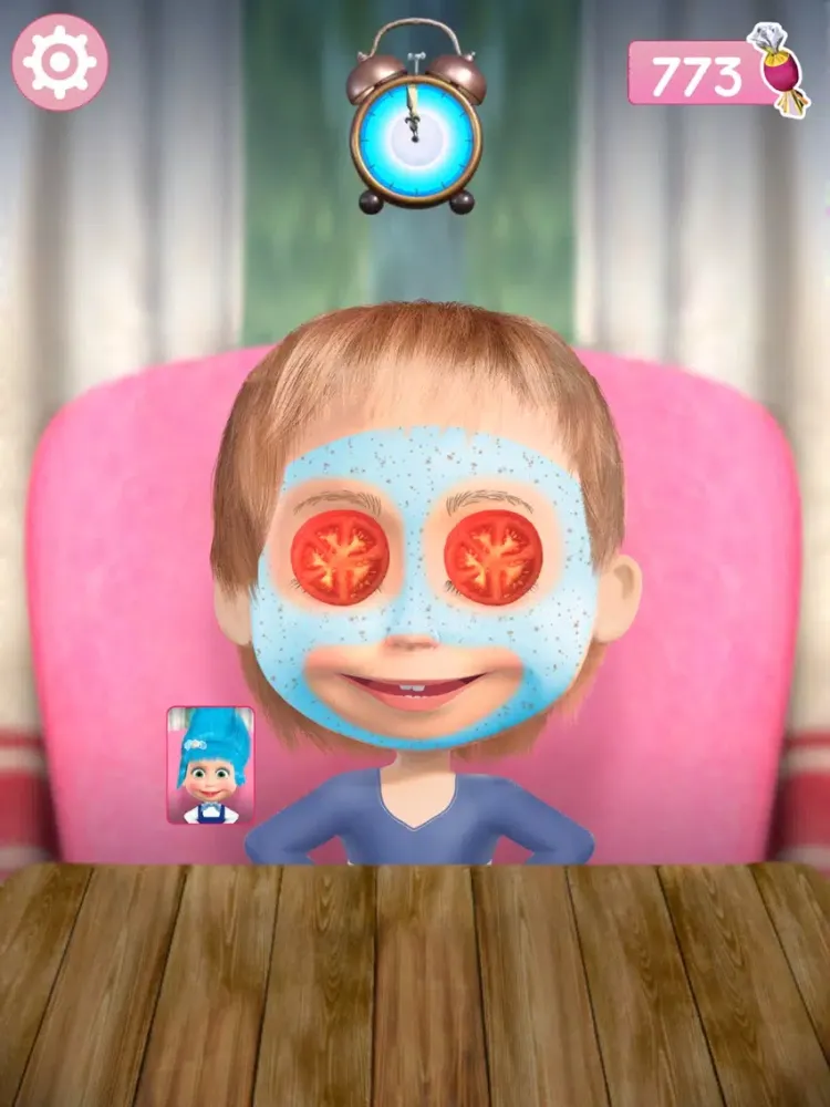Masha and the Bear: Hair Salon iPad  سکرین شاٹس