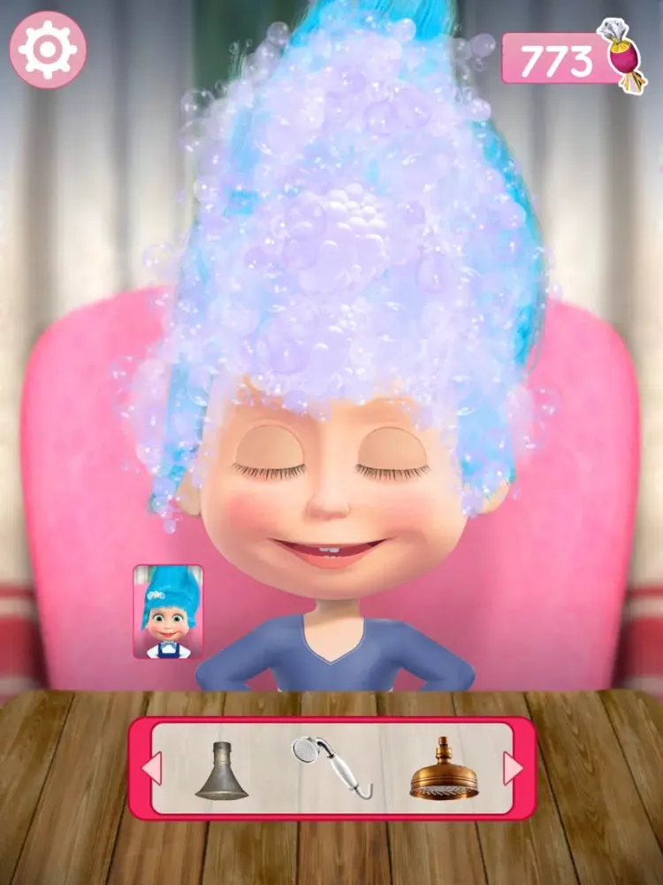 Masha and the Bear: Hair Salon iPad  سکرین شاٹس