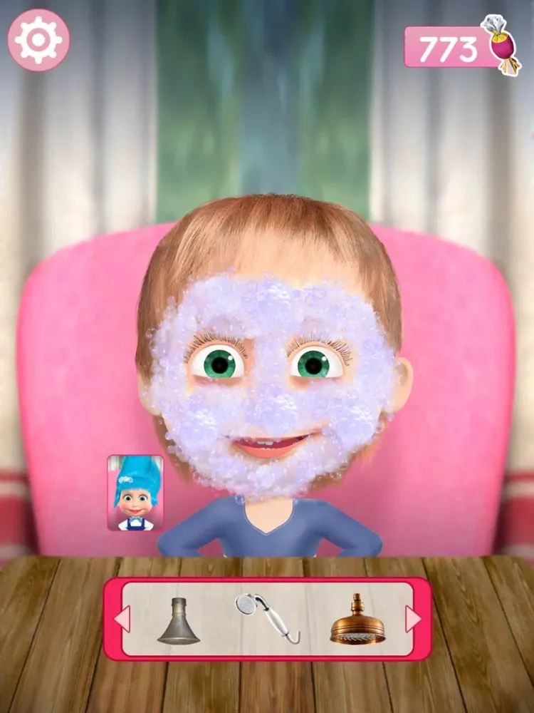 Masha and the Bear: Hair Salon iPad  سکرین شاٹس