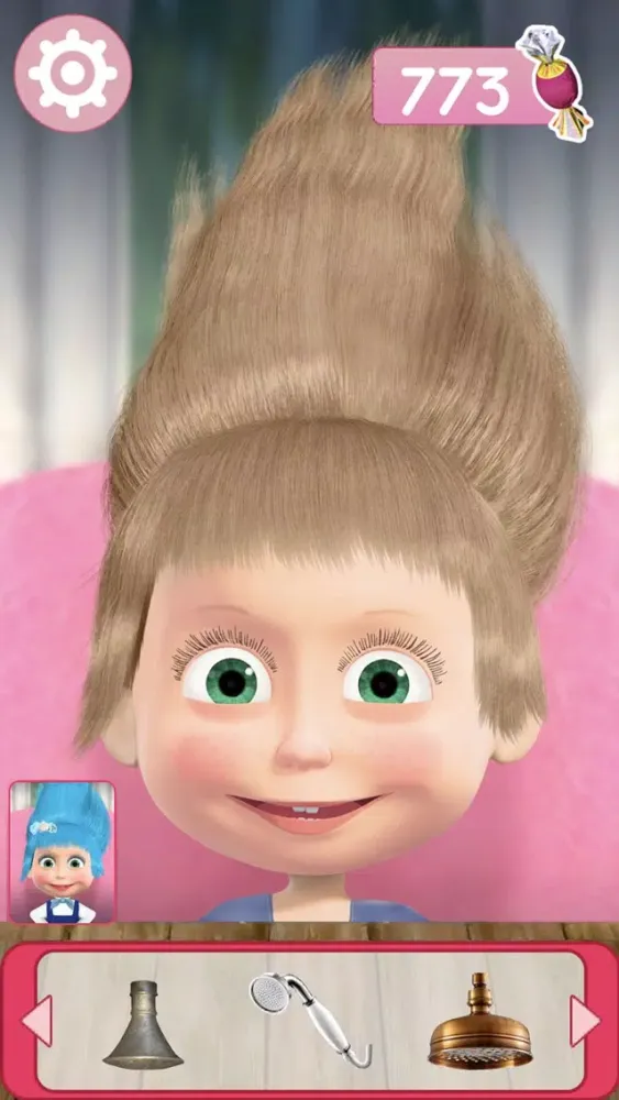 Masha and the Bear: Hair Salon سکرین شاٹس