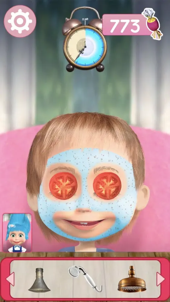 Masha and the Bear: Hair Salon سکرین شاٹس