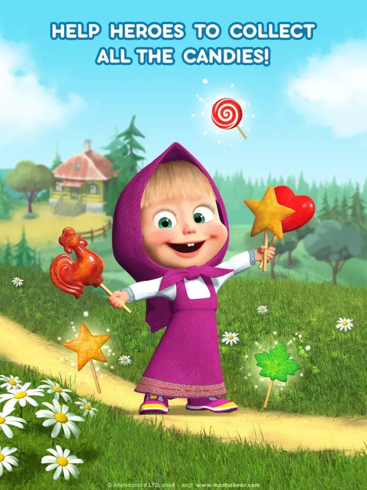 Captures d'écran de Masha and the Bear: Car Games iPad 