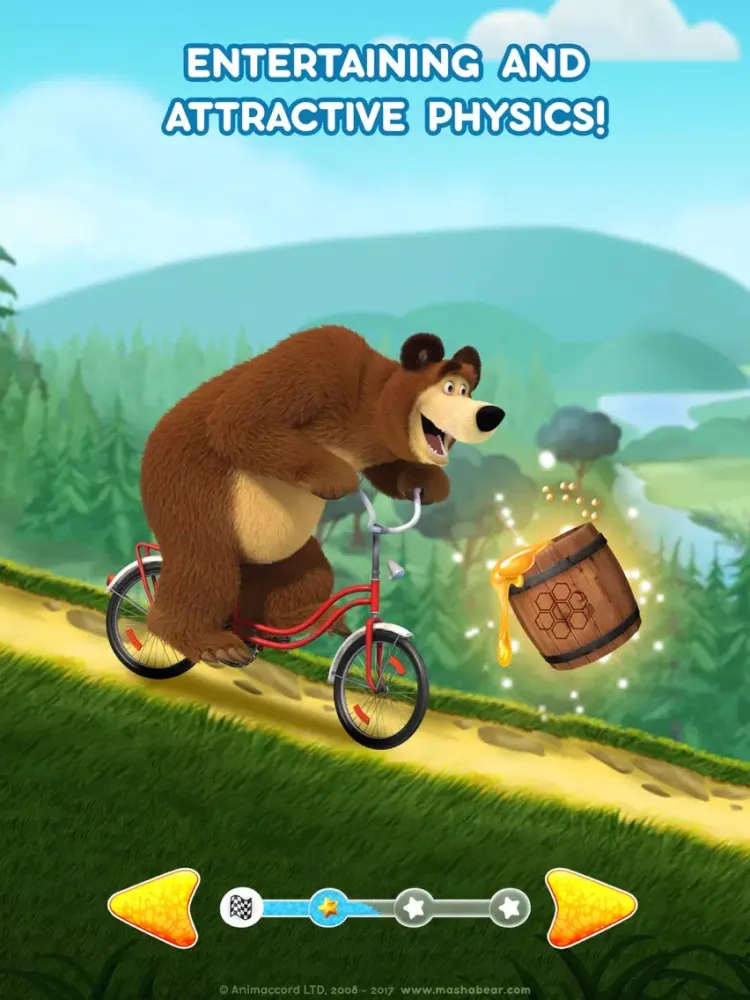 Captures d'écran de Masha and the Bear: Car Games iPad 