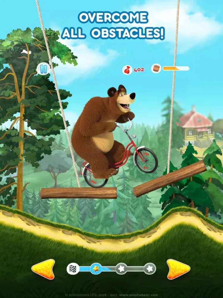 Captures d'écran de Masha and the Bear: Car Games iPad 