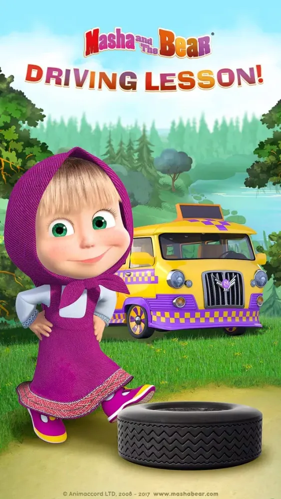 Captures d'écran de Masha and the Bear: Car Games
