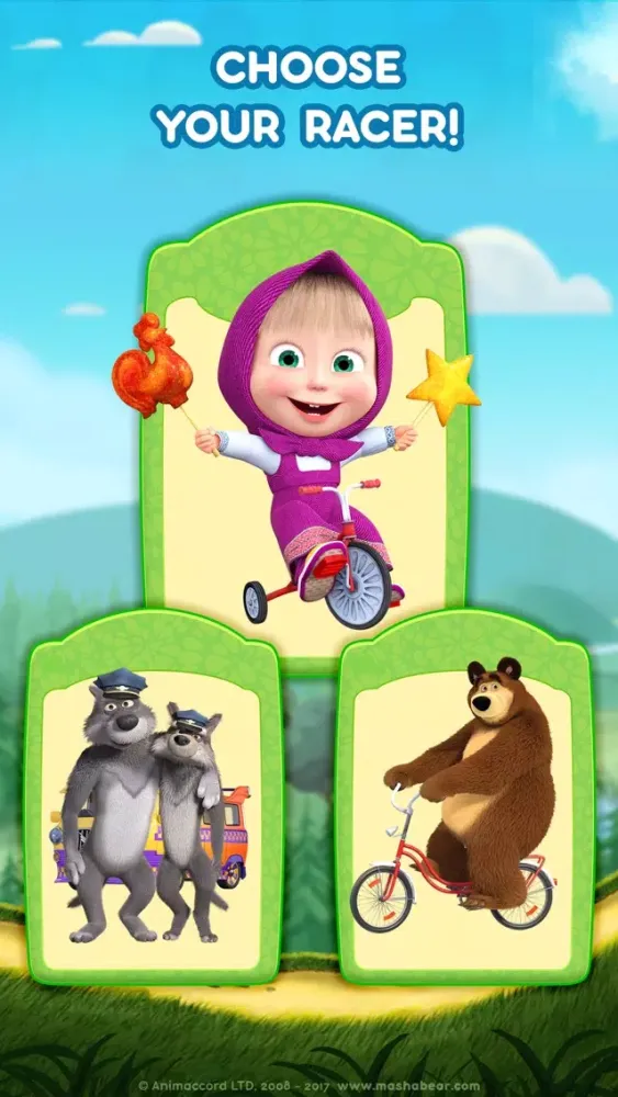 Captures d'écran de Masha and the Bear: Car Games
