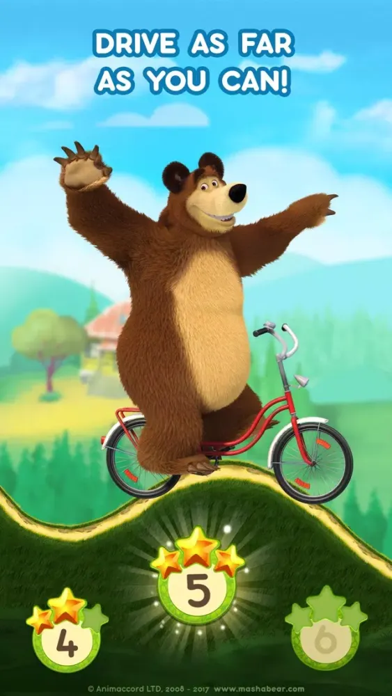 Captures d'écran de Masha and the Bear: Car Games