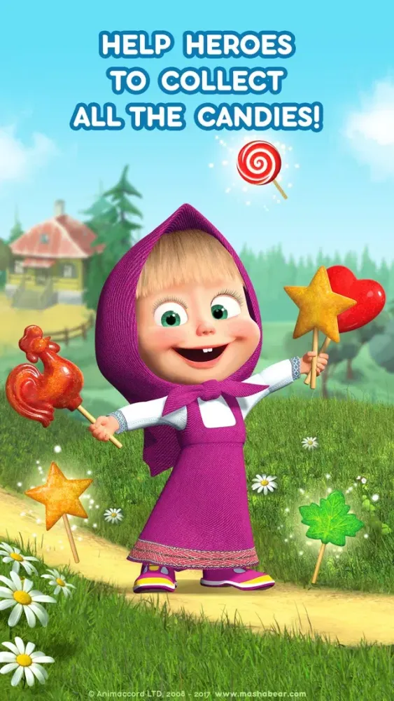 Captures d'écran de Masha and the Bear: Car Games