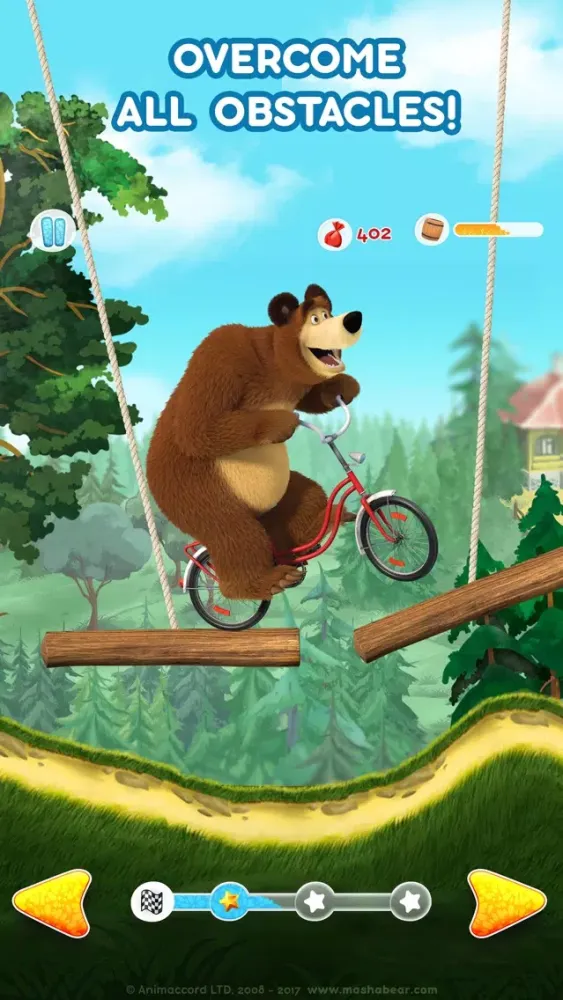 Captures d'écran de Masha and the Bear: Car Games