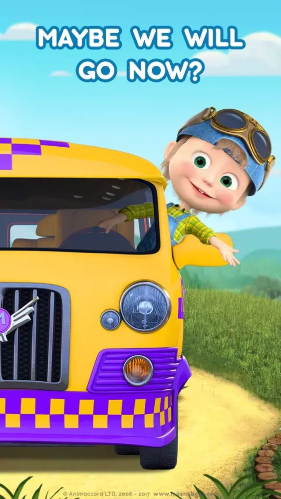 Captures d'écran de Masha and the Bear: Car Games