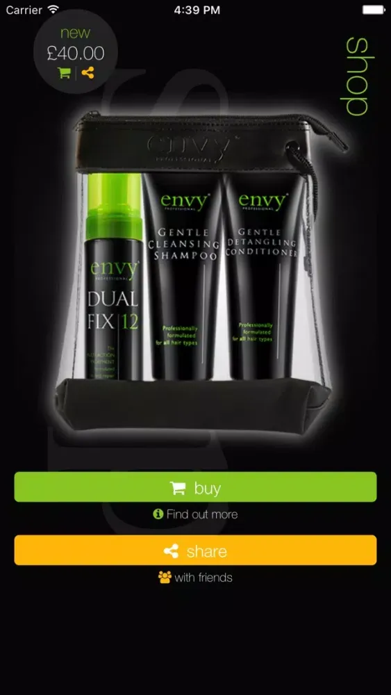 Tangkapan layar Envy Professional