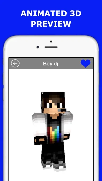Animated Boy Skins for Minecraft PE FREE Screenshots
