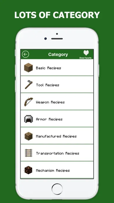 Crafting Guide for Minecraft Free Screenshots