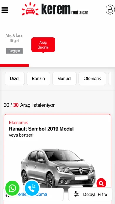 Скриншоты Kerem Rent A Car