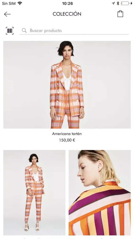 Tangkapan skrin Uterqüe Shop Online