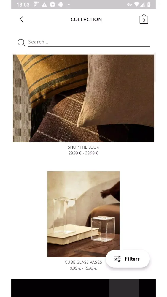 Zara Home Ekran Görüntüleri