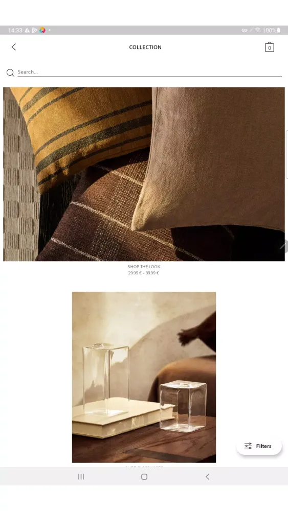 Zara Home Ekran Görüntüleri