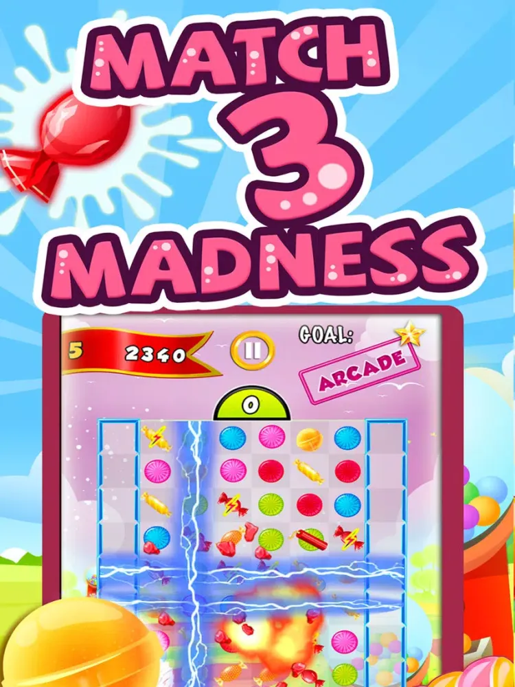 Candy Feast - fruit jam in match-3 mania game free iPad Screenshots