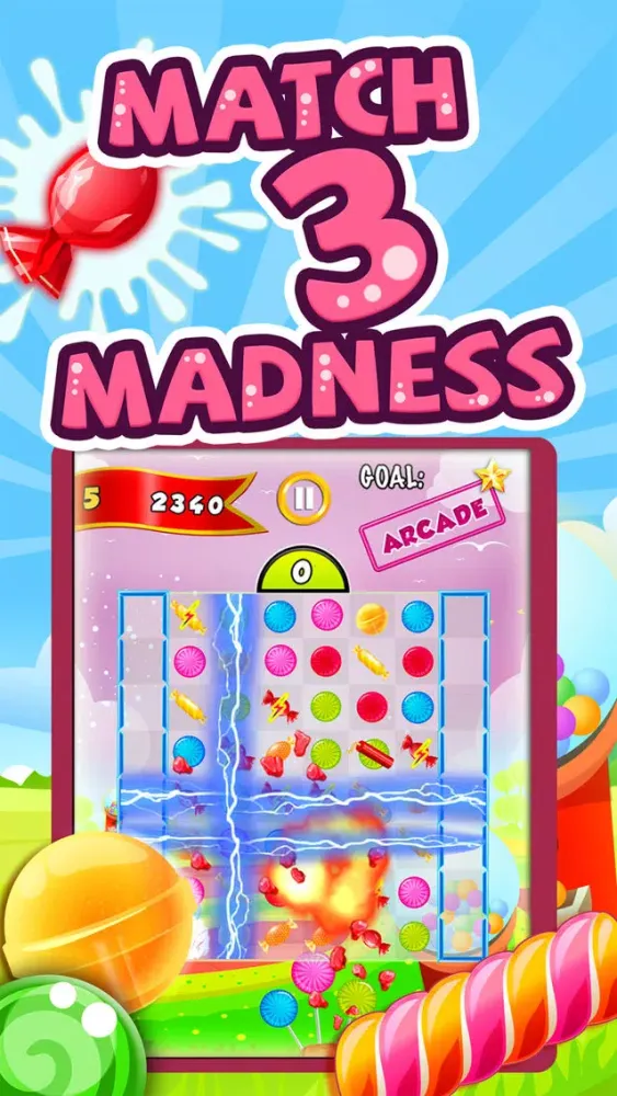 Candy Feast - fruit jam in match-3 mania game free Screenshots