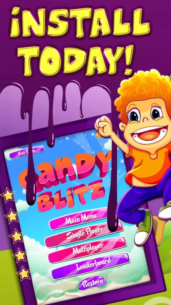 Capturas de tela do Blitz Candy