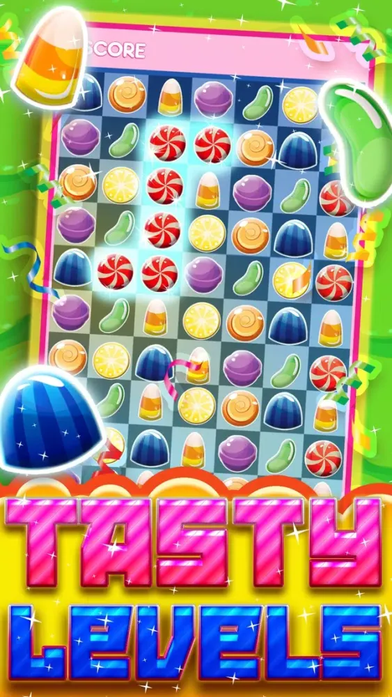 Tangkapan skrin Candy Gummy Swap Match-3